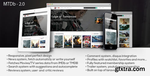 CodeCanyon- MTDb - Ultimate Movie&TV Database v2.0.1