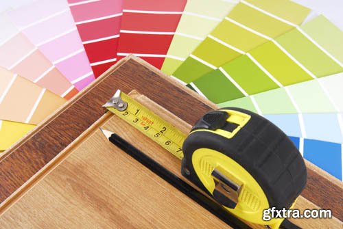 Stock Photo: Laminate flooring in the interior 2