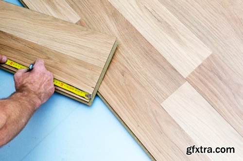 Stock Photo: Laminate flooring in the interior 2