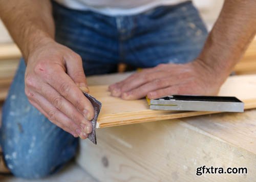 Stock Photo: Laminate flooring in the interior 2