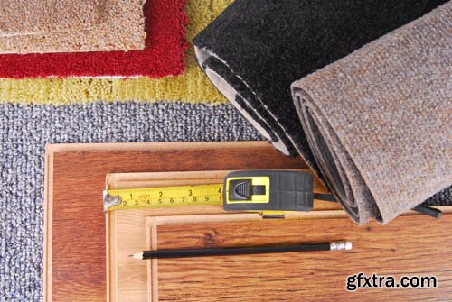 Stock Photo: Laminate flooring in the interior 2