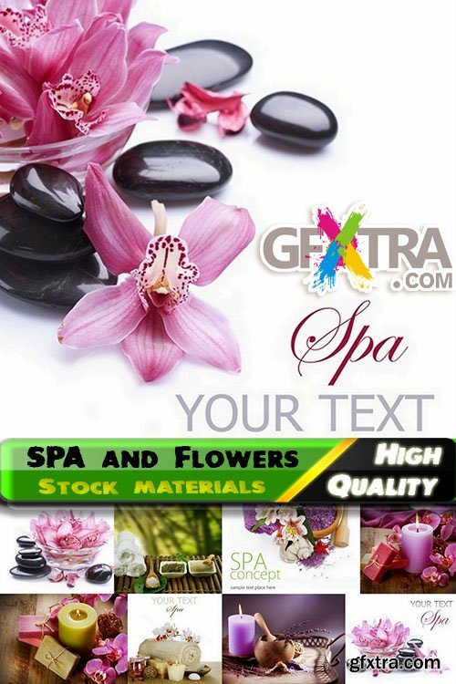 SPA and Flowers Stock Images - 25 HQ Jpg