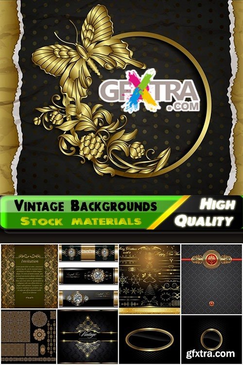 Vintage design elements for page decoration - 25 Eps