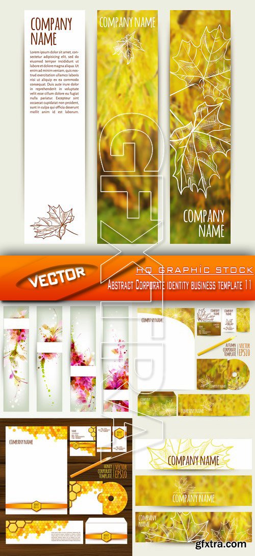 Stock Vector - Abstract Corporate identity business template 11