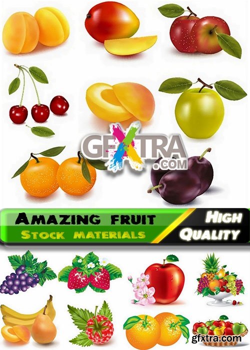Amazing fruit in vector from stock - 25 Eps