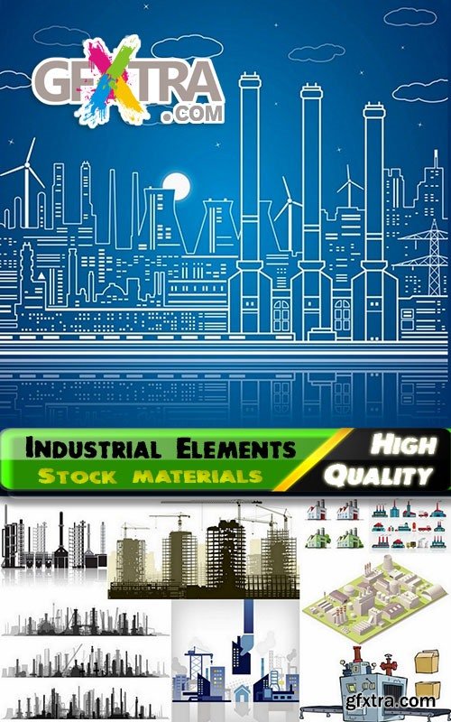 Industrial Element in vector from stock - 20 Eps - 5 Ai