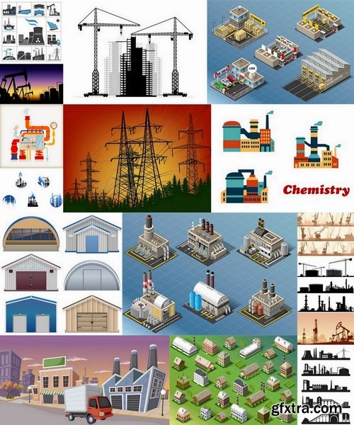 Industrial Element in vector from stock - 20 Eps - 5 Ai