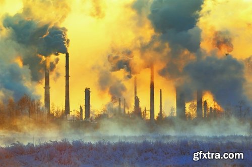Environmental pollution Stock Images in vector - 25 HQ Jpg