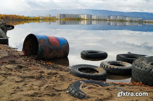 Environmental pollution Stock Images in vector - 25 HQ Jpg