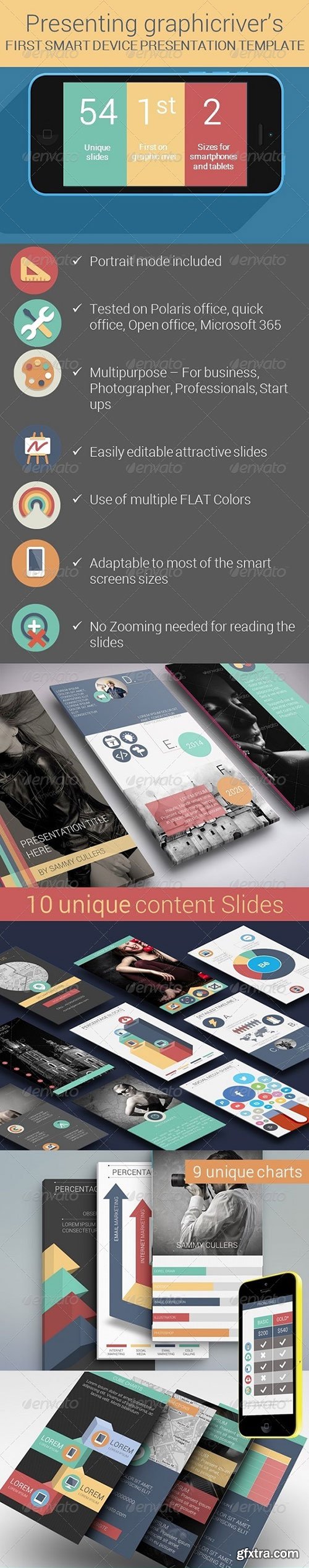 GraphicRiver - Flat Smart Device Presentation Template