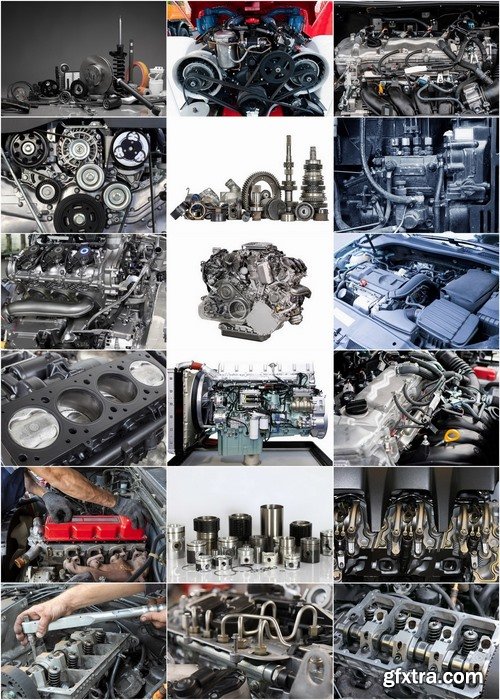 Engine and engine parts Stock Images - 25 HQ Jpg
