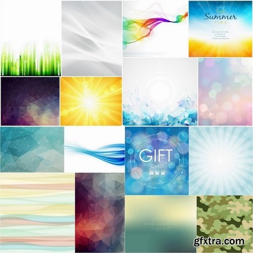 Abstract backgrounds Set #17 - 25 Eps