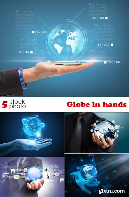 Photos - Globe in hands