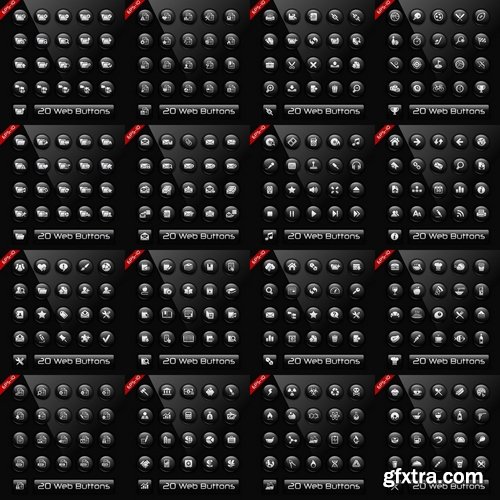 Icons in vector Set from stock #23 - 25 Eps