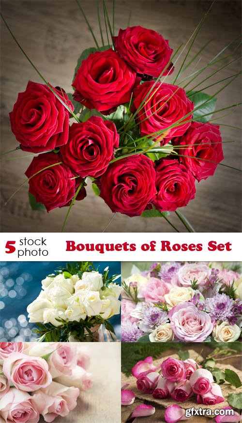 Photos - Bouquets of Roses Set