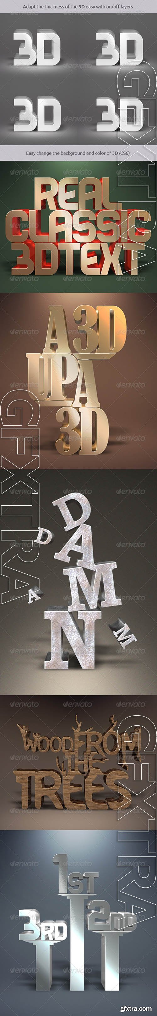 Real 3D Text Mockups - Graphicriver 8553107