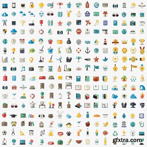 Icons in vector Set from stock #24 - 25 Eps