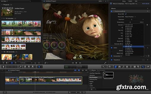 FilmConvert Pro Plugin for Final Cut Pro X and Motion 2.09 (Mac OS X)