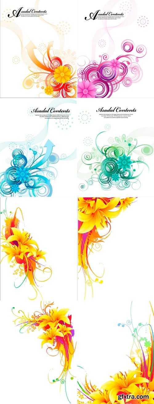 Floral design elements 3