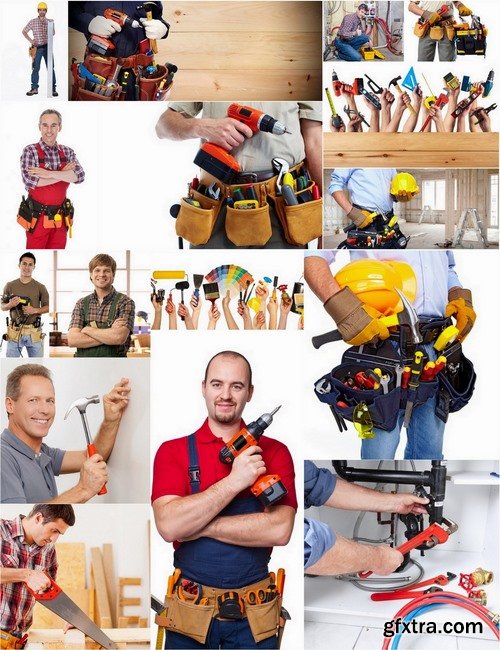 Handyman and different hand tools Stock Images - 25 HQ Jpg