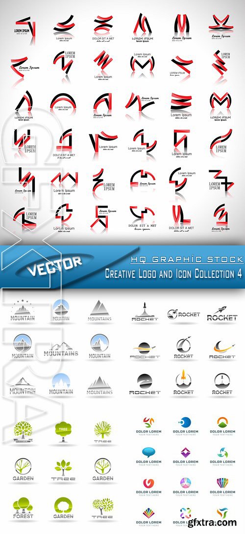 Stock Vector - Creative Logo and Icon Collection 4