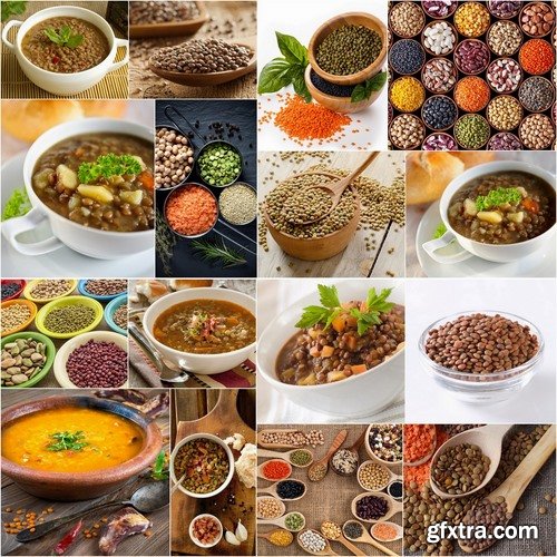 Lentils and Foods Collections Stock images - 25 HQ jpg