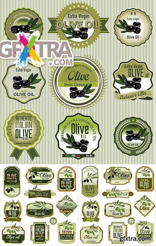 Black olive labels