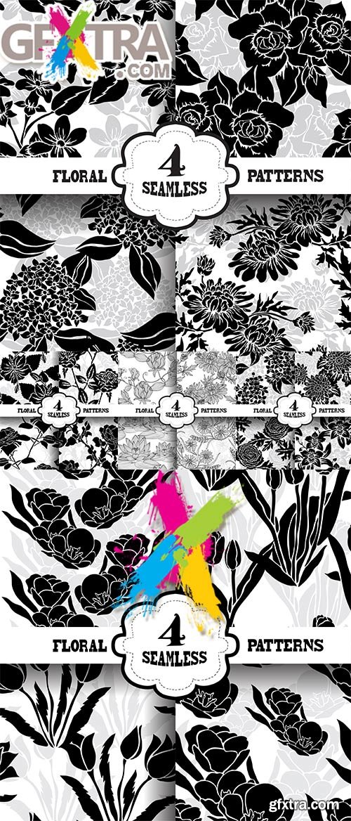 Seamless patterns set