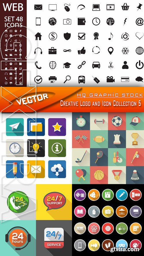 Stock Vector - Creative Logo and Icon Collection 5