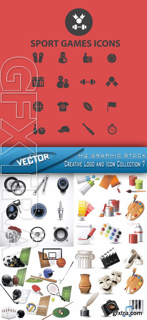 Stock Vector - Creative Logo and Icon Collection 7