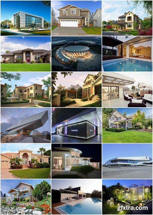 Exterior of a country house Stock images - 25 HQ Jpg