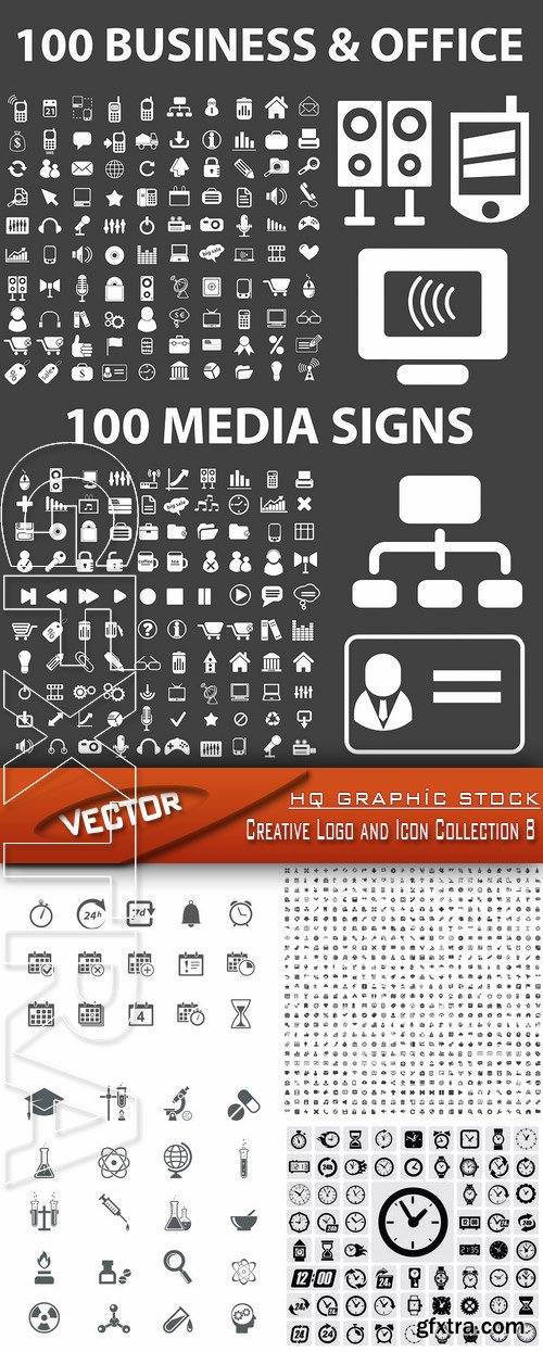 Stock Vector - Creative Logo and Icon Collection 8
