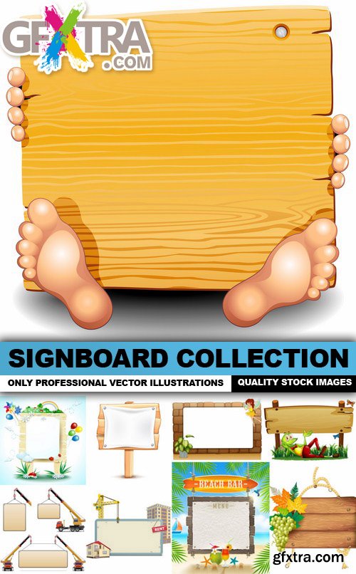 Signboard Collection - 25 Vector