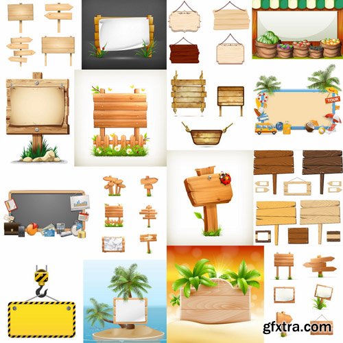 Signboard Collection - 25 Vector