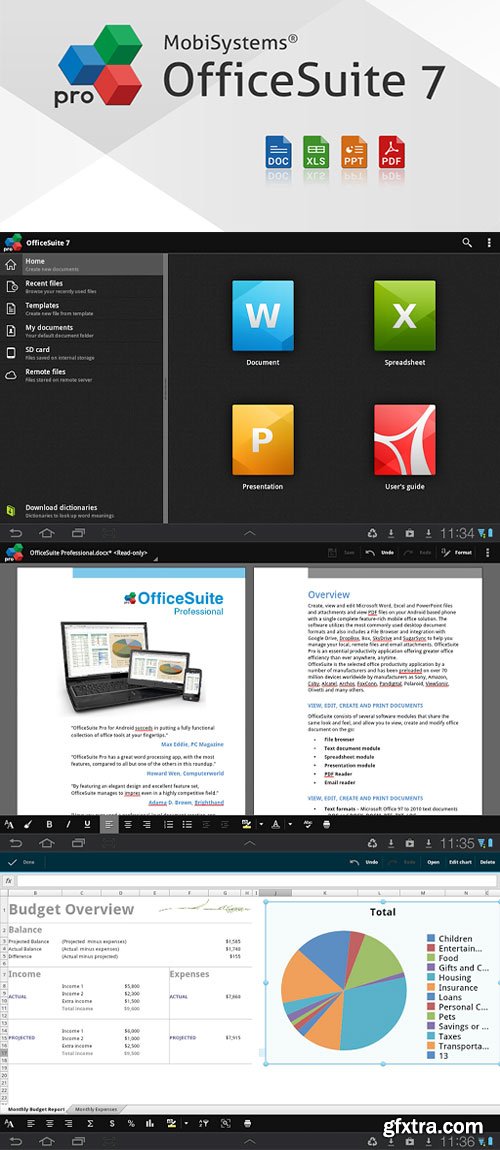 OfficeSuite Premium + Pro 7 (PDF&Fonts) v7.5.2129 Patched