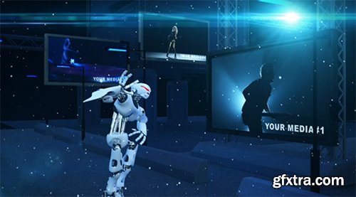 POND5 Hi-Tech Robot Dance 876631 - After Effects Template