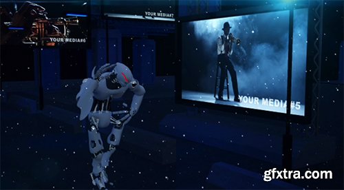 POND5 Hi-Tech Robot Dance 876631 - After Effects Template