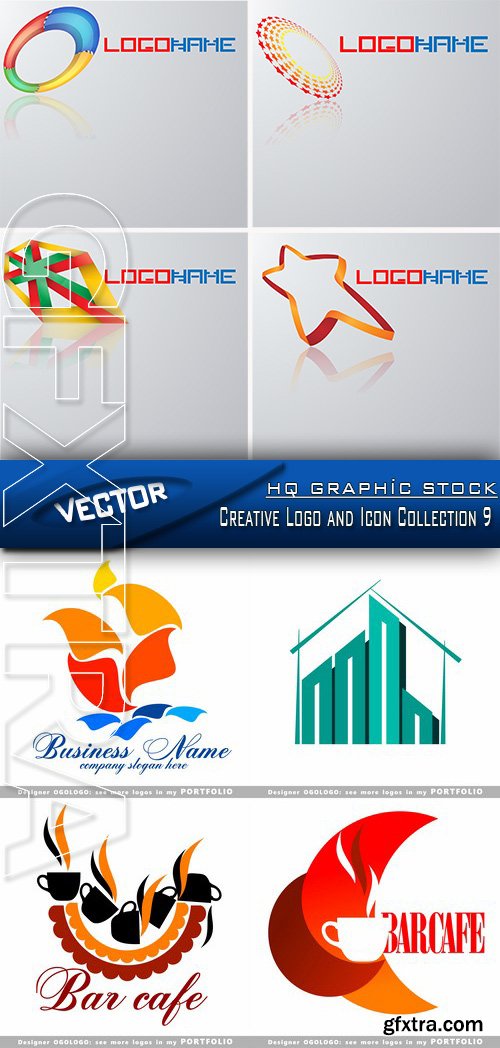 Stock Vector - Creative Logo and Icon Collection 9
