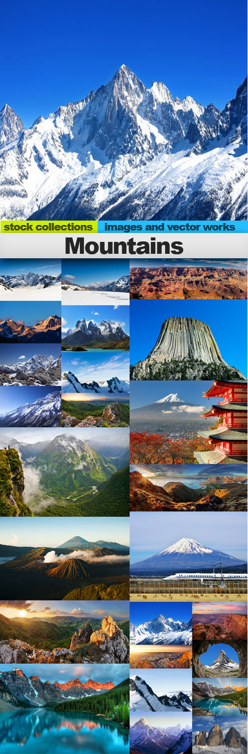 Mountains,25 x UHQ JPEG