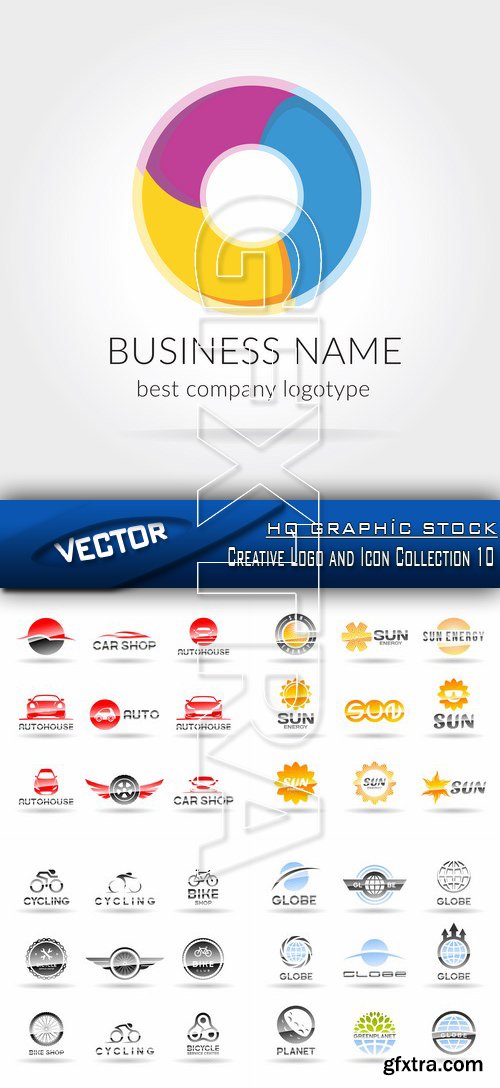 Stock Vector - Creative Logo and Icon Collection 10