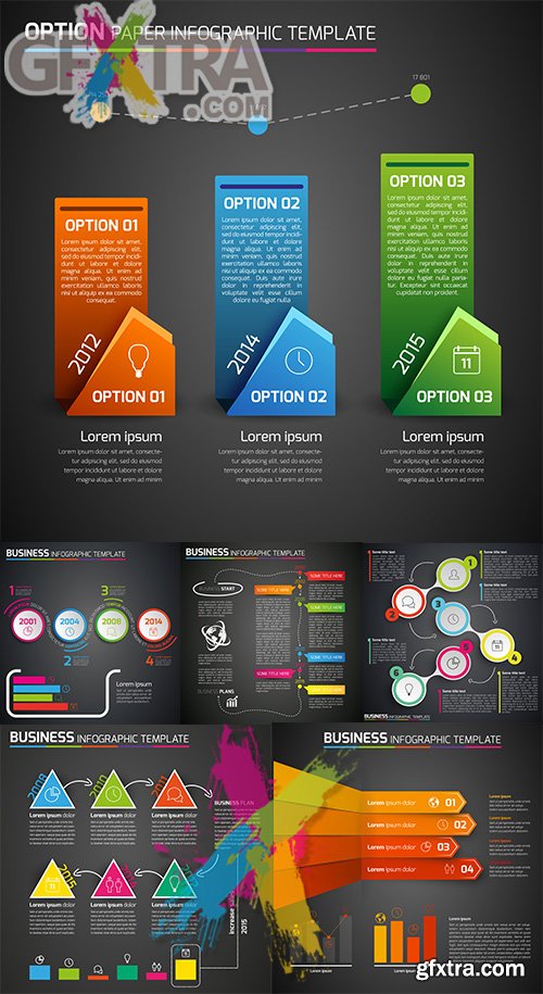 Collection of Infographic Templates for Business