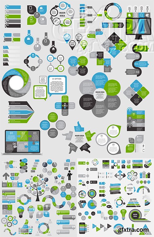 Collection of Infographic Templates for Business №2