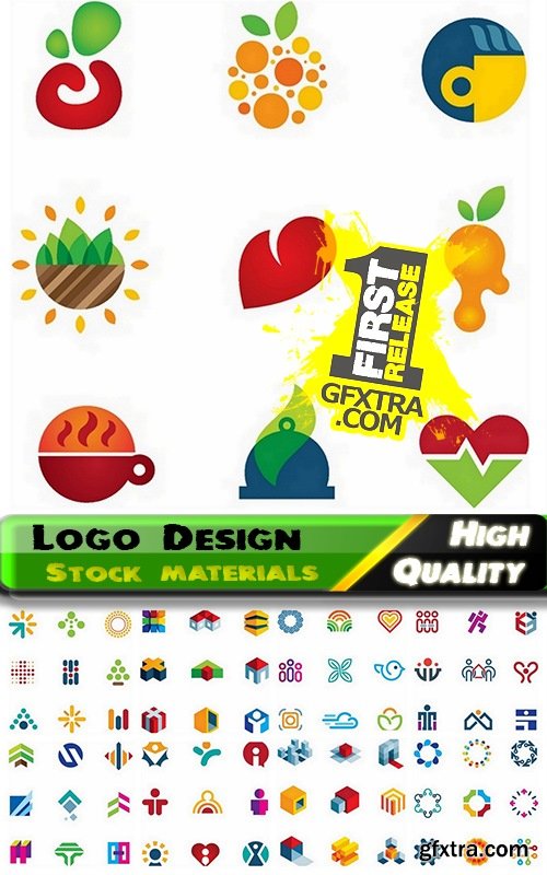 Logo Design in vector Set from stock #31 - 25 Eps
