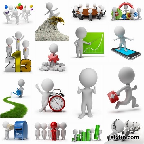 3d render of a white man Business concept Stock images - 25 HQ Jpg