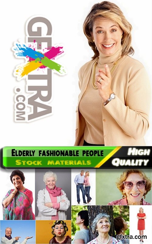 Elderly fashionable people or Fashion old people - 25 HQ Jpg