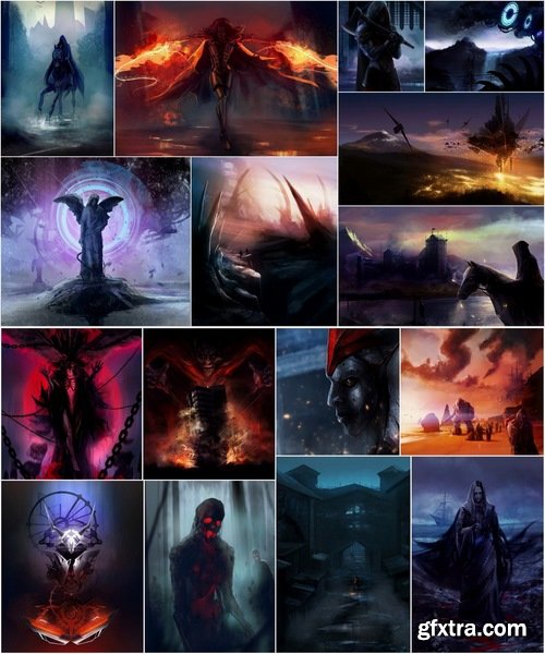 Fantasy world and fantasy characters Stock images - 25 HQ Jpg