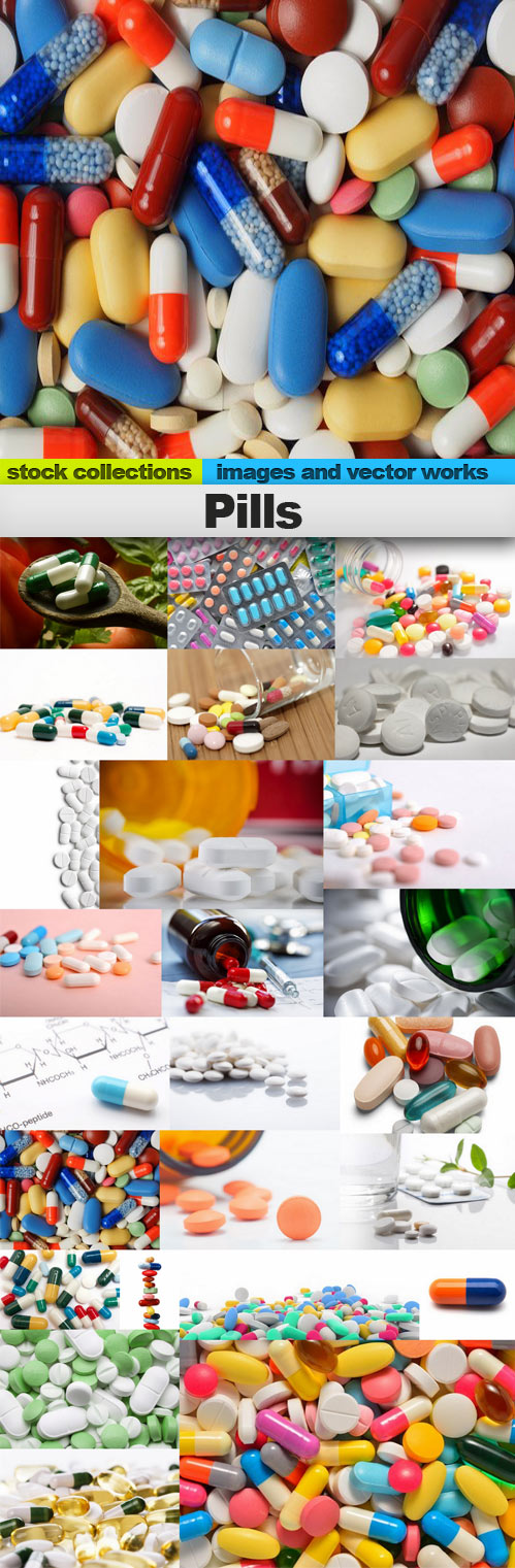 Pills,25 x UHQ JPEG
