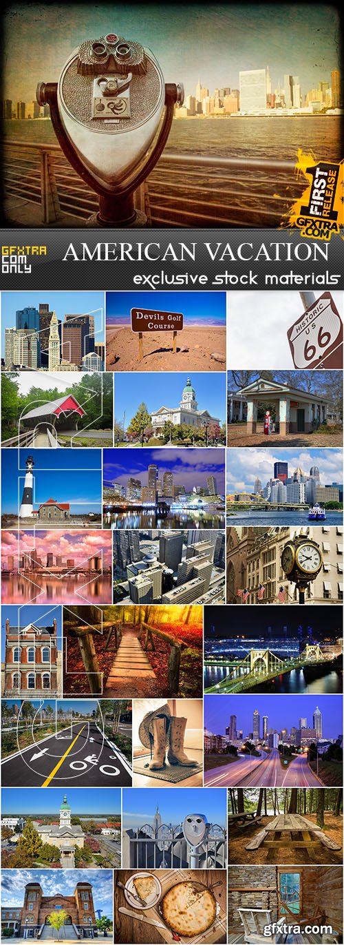 American Vacation, 25xUHQ JPEG
