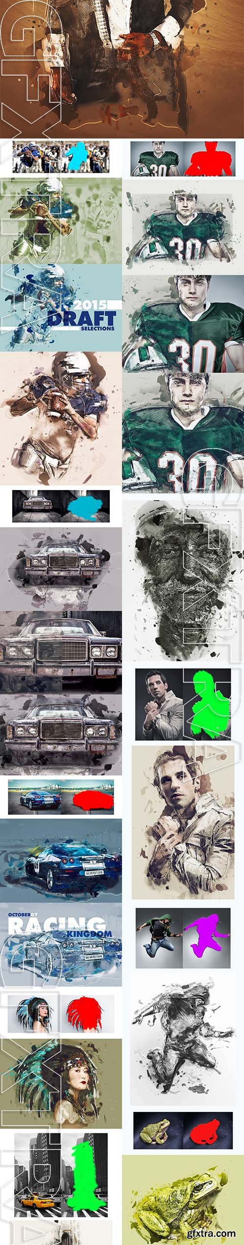 Canvas Photoshop Action - Graphicriver 8990173