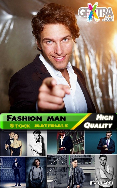 Glamour and fashion man Stock images - 25 HQ Jpg
